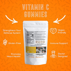 Gummies Vitamine C Vegan Smart for Life à l'intérieur du pot