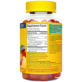 Gummies Vitamine D3 Nature Made sur un fond neutre