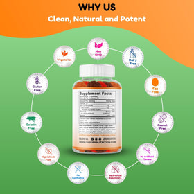 Gummies Vitamine D3 SHIFAA NUTRITION dans une main