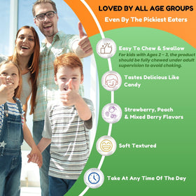 Gummies Vitamine D3 SHIFAA NUTRITION sur une table