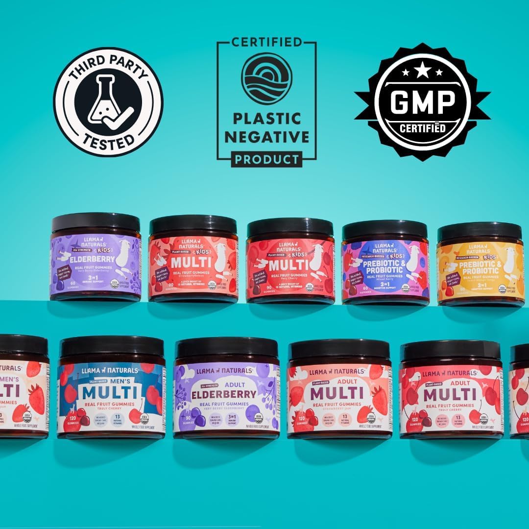 Gummies Vitamine D3 Vegan Llama Naturals ouvertes