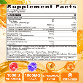 Gummies Vitamine E LILICARE à l'intérieur du flacon
