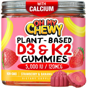 Gummies Vitamines D3 K2 Calcium OH MY CHEWY vue avant
