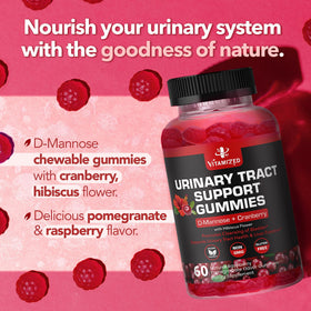 Gummies VITAMIZED à la canneberge dans la main