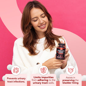 Gummies VITAMIZED à la canneberge en gros plan