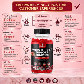 Gummies VITAMIZED avec D-Mannose et canneberge