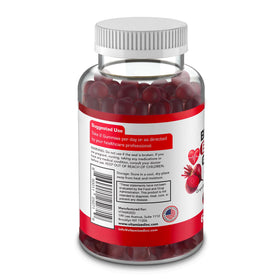 Gummies VITAMIZED CoQ10 avec une main tenant un gummy