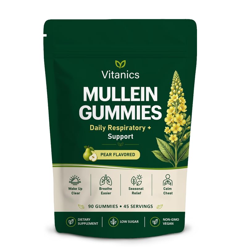Gummies VITANICS MULLEIN à l'extrait de feuille de molène, vue de face