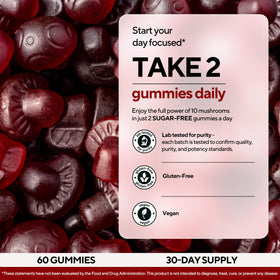 Gummies VitaUp aux Champignons avec des ingrédients naturels