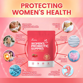 Gummies VivoNu en gros plan, couleur rose