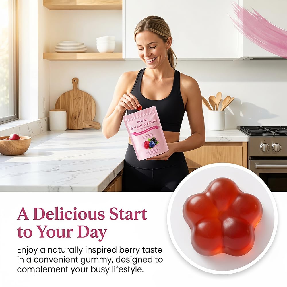 Gummies Vlsdoin avec un goût de baies, vue en gros plan