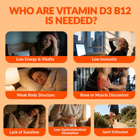 Gummies WEEVIT D3 B12 dans une main, format pratique