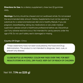 Gummies WeightWorld Super Greens sur une table en bois