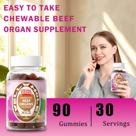 Gummies Well&Whole sur un fond en bois