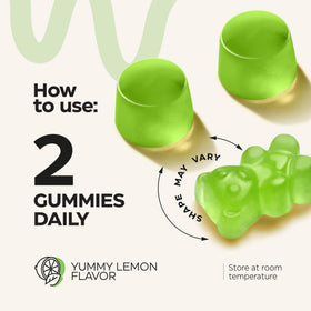 Gummies Wellneum Biotine sur une table avec des accessoires de beauté