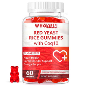 Gummies Whoyun au riz rouge et CoQ10 en boîte vue de face