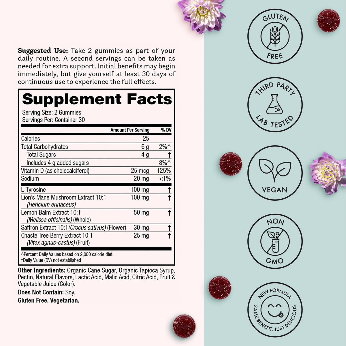 Gummies Winged Happy Her, présentation de la boîte
