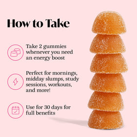 Gummies Winged Wellness Rise Up, prise en main pour dosage