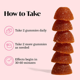 Gummies Winged Wellness Teen Queen, présentation en gros plan