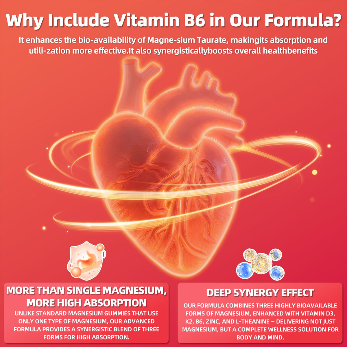 Gummies Wllbdloig avec Vitamine B6 et Zinc