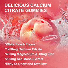 Gummies WOGORGT avec des fruits en arrière-plan