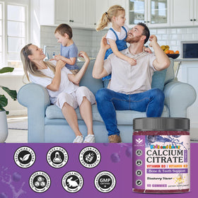 Gummies WOGORGT avec une main pour montrer la taille