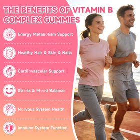 Gummies XIAAN Complexe Vitamines B 60 unités sur une table