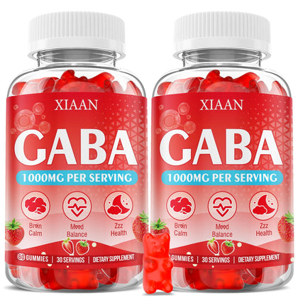 Gummies XIAAN GABA 1000mg saveur fraise vue de face