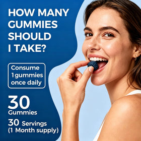 Gummies Yeloart au bleu de méthylène dans un sac à dos