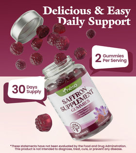 Gummies Yheso, affichage des ingrédients principaux