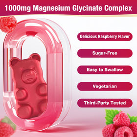 Gummies Yikecao avec ingrédients listés sur l'emballage