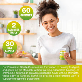Gummies Yikecao citrate de potassium, mise en scène avec des accessoires de sport