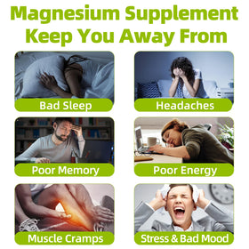 Gummies YKEOI magnésium glycinate sur une table