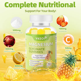 Gummies YKEOI montrant la texture et la couleur