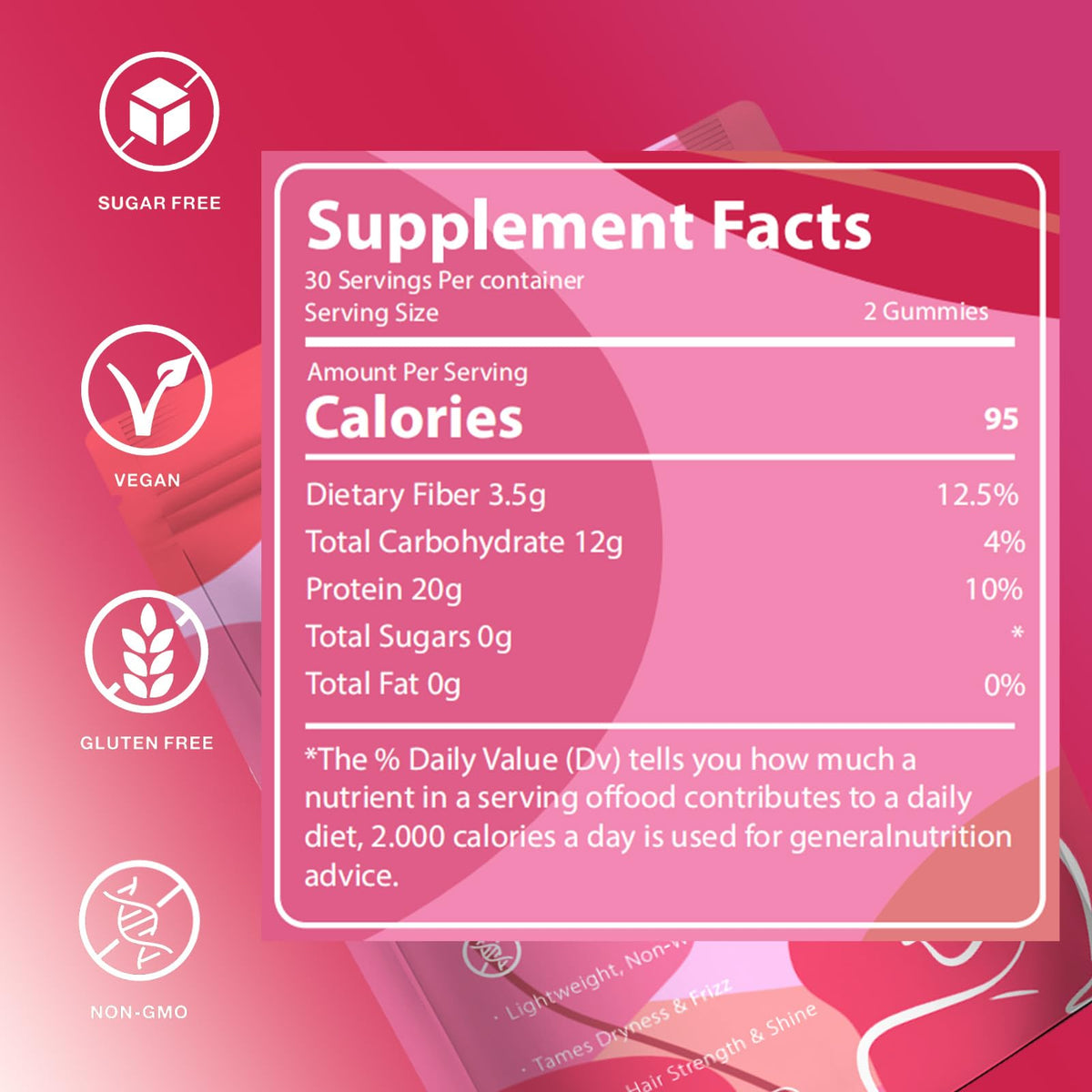 Gummies YKSDQ montrant leur texture souple et saveur fruits rouges