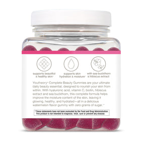 Gummies Youtheory dans leur emballage avec saveur pastèque
