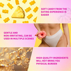 Gummies YUULAI avec étiquette et informations nutritionnelles