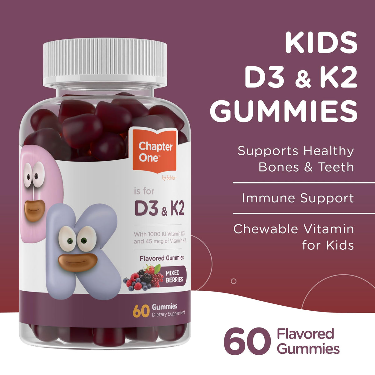 Gummies Zahler avec étiquette visible et informations nutritionnelles
