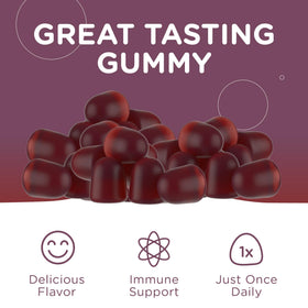 Gummies Zahler dans la main d'une personne