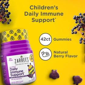 Gummies Zarbee's au sureau avec texture douce et moelleuse