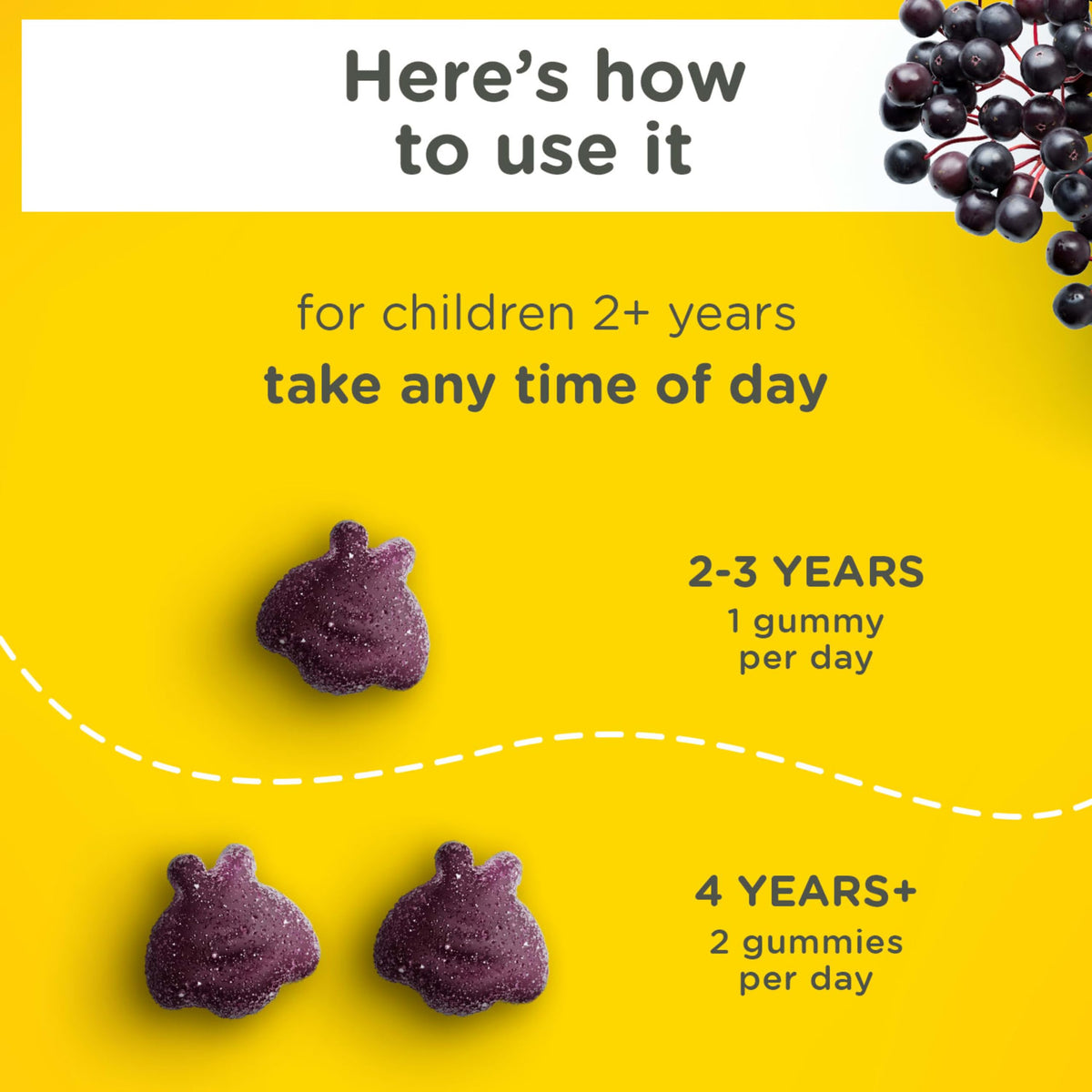 Gummies Zarbee's au sureau, recommandés par les pédiatres