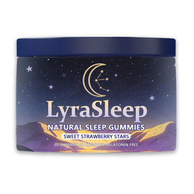 Gummies Zefdvc LyraSleep pack de 60 devant un fond blanc
