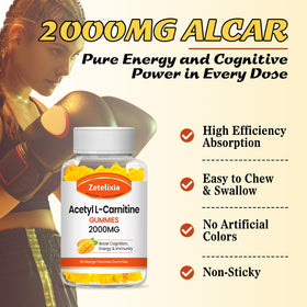 Gummies Zetelixia Acétyl L-Carnitine en situation de consommation