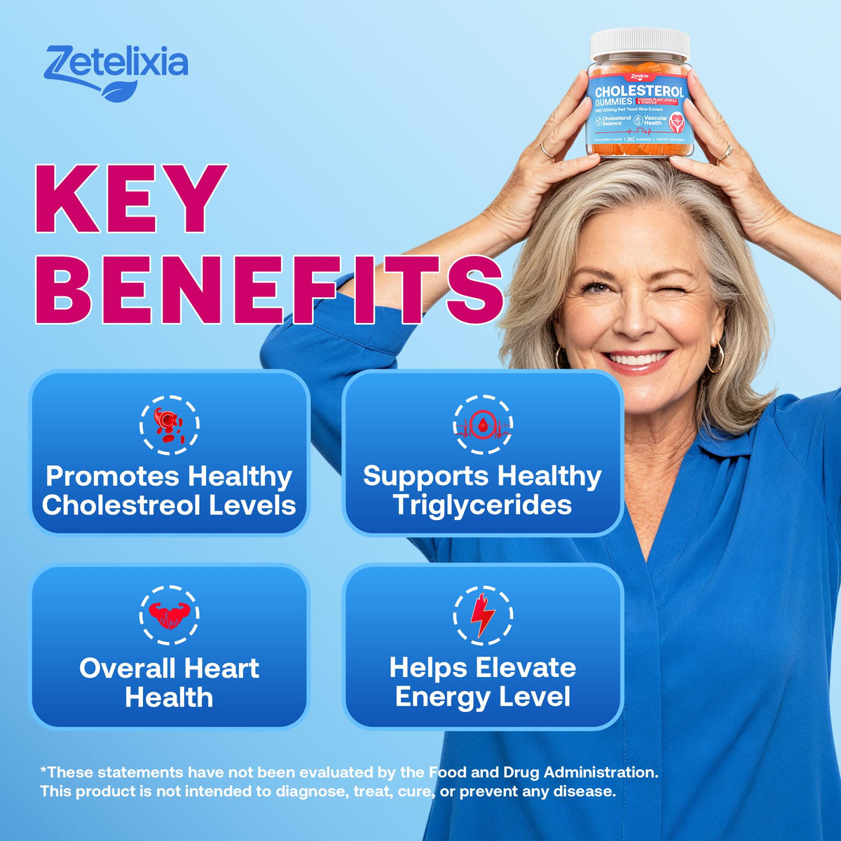 Gummies Zetelixia avec saveur de baies mélangées