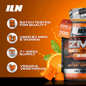 Gummies Zinc et Magnésium Vegan Iron Labs Nutrition dosage