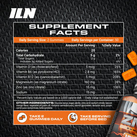 Gummies Zinc et Magnésium Vegan Iron Labs Nutrition emballage