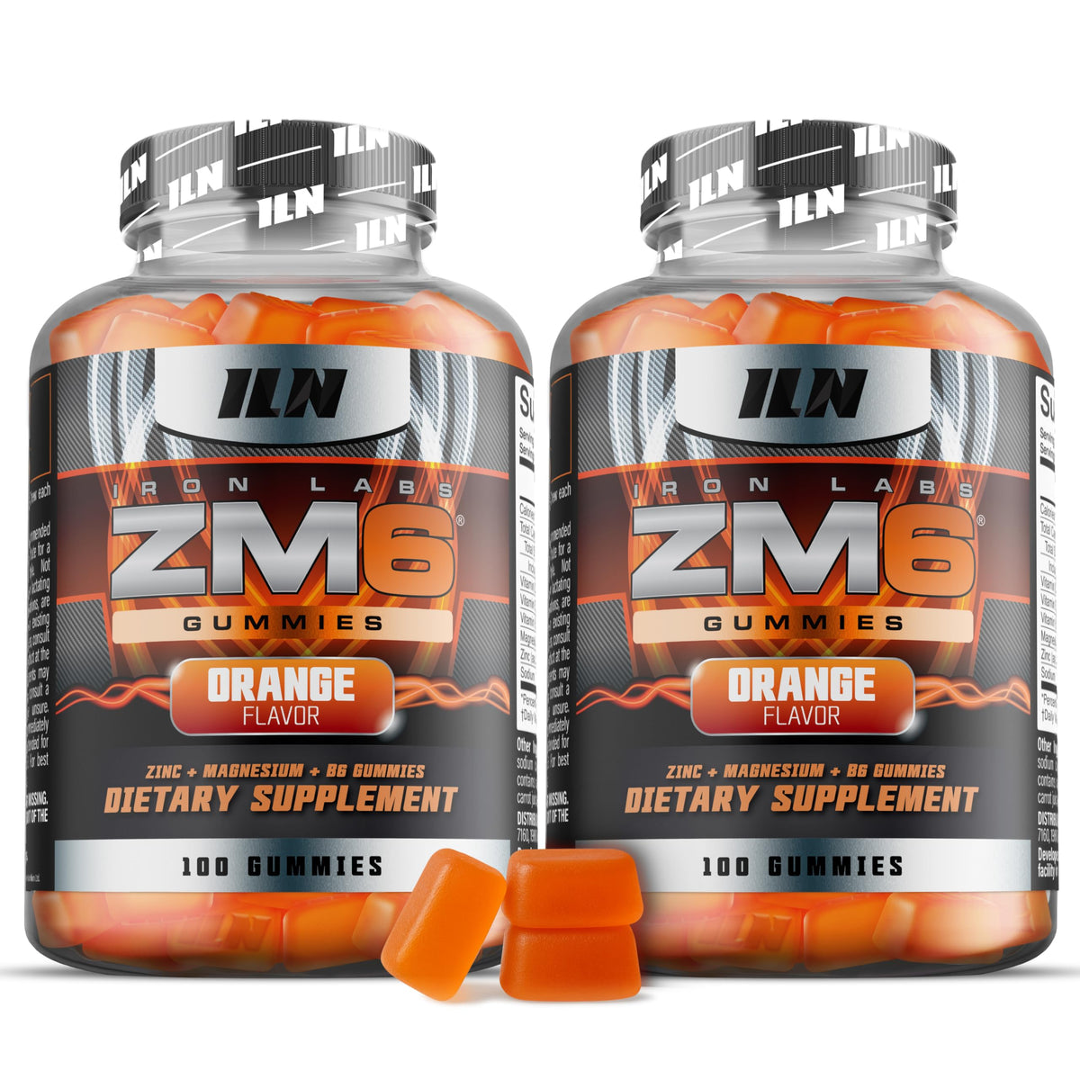 Gummies Zinc et Magnésium Vegan Iron Labs Nutrition paquet avant