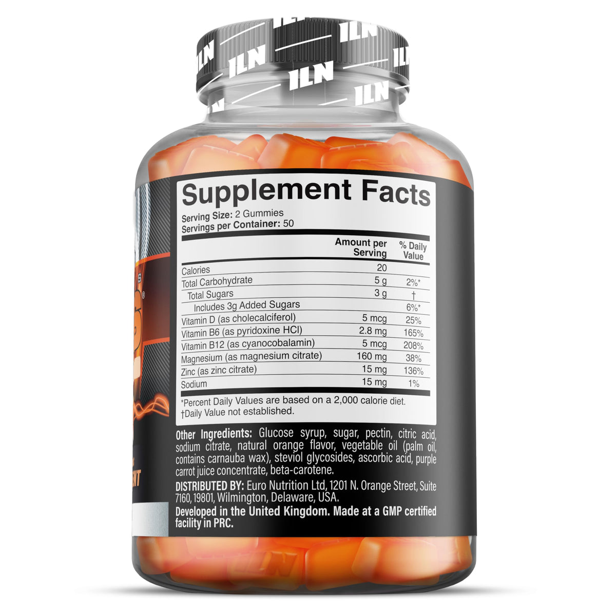 Gummies Zinc et Magnésium Vegan Iron Labs Nutrition pour végétariens