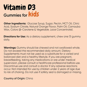 Gummy à la vitamine D3 maxmedix, présentation en gros plan