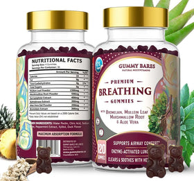 Gummy Bares Gummies Mullein 120 ct pot avec étiquette